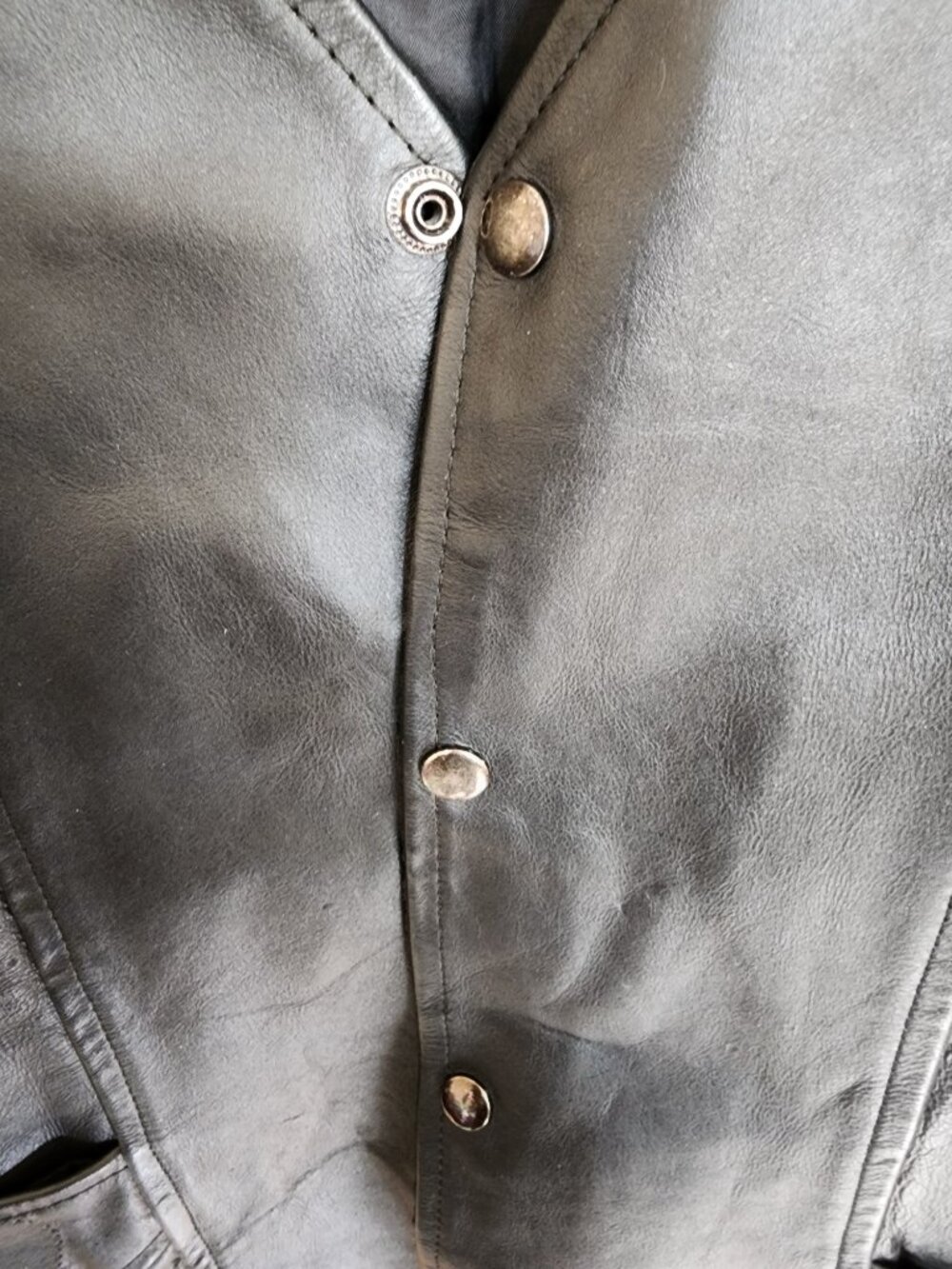 Leather Men's Vest Size 50 - Picture 6 of 8